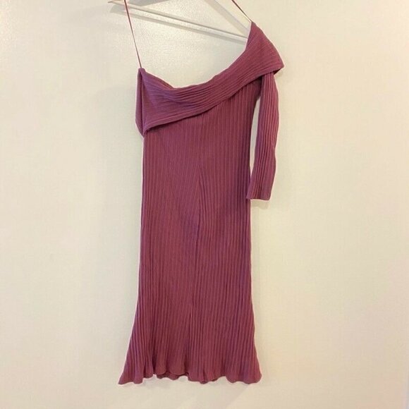 La Maison Talulah Mystery Asymmetric Knit Dress Medium - Picture 5 of 11